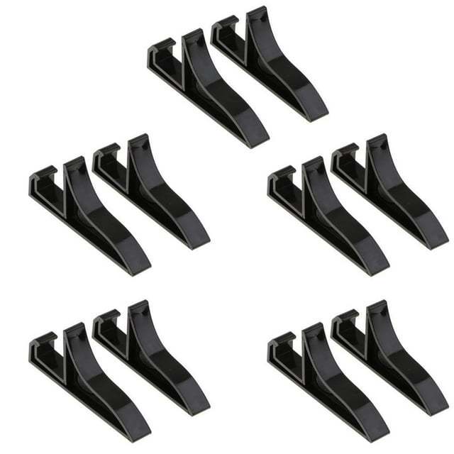 maskred Moderne 10 Pcs Chevalet Supports Assiette Cadre Photo Support Pratique et Fiable Noir P 10 Pcs 5ensemble