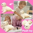thumbnail image 2 of Wizlet Seal Plush Stuffed Animal White Cute Toy Pillow Kawaii Doll, White Chubby Seal Plush Hug Pillow Toy 11 inch White, 2 of 6