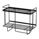 thumbnail image 2 of Estante de almacenamiento sobre el inodoro Sunnimix Organizador de Baño de acero para toallas de papel Champú 2 niveles negro, 2 of 8