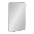 thumbnail image 1 of Kate and Laurel Zayda Radius Rectangle Framed Wall Mirror, Silver 20x30, 1 of 9