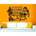 thumbnail image 1 of Grand Theft Auto 5 Wall Art Sticker/Decal (Black), 1 of 3
