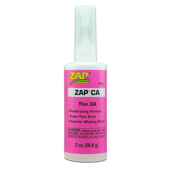 ZAP Glue 2 oz Cyanoacrylate Glue Bottle