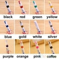 thumbnail image 4 of Anvazise 12 Colors Waterproof Car Tyre Tire Tread Rubber Metal Permanent Paint Marker Pen Orange One Size, 4 of 12