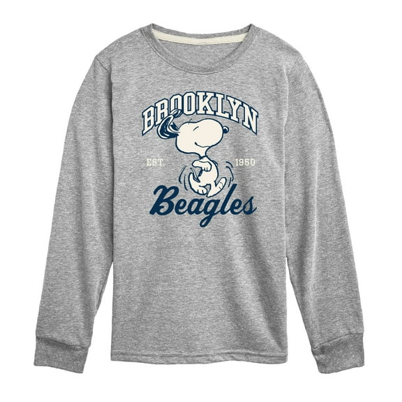 Peanuts - Brooklyn Beagles - Toddler & Youth Long Sleeve Graphic T-Shirt