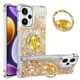 thumbnail image 1 of Funda para Xiaomi POCO F5 5G con Brillo Líquido Flotante, Purpurina, Parachoques y Anillo Giratorio Soporte, 1 of 5