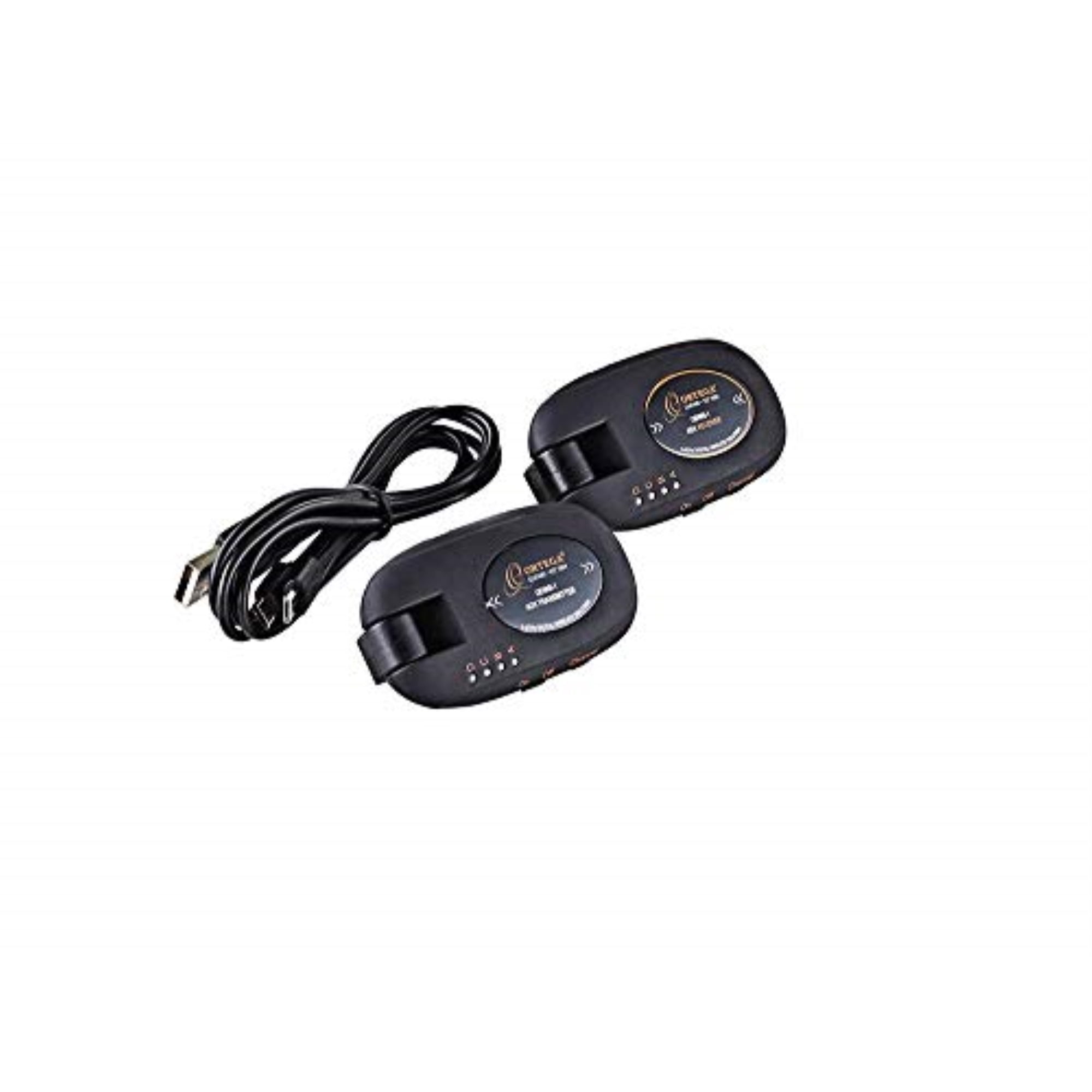 Complete Digital Wireless System for Acoustic & Electric Instruments - 2.4 GHz/ 4 Channel - Transmitter & Receiver - Black