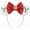 White, variant on CLGIFT Christmas mouse Ears headband pick your color Holiday mouse Ears Christmas white mouse Ears