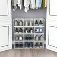 thumbnail image 4 of OnDisplay Clik Stackable Interlocking Shoe Box System (Medium Clear/White, Single Box), 4 of 7