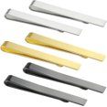 thumbnail image 1 of Pinza para corbata para hombre, 6 piezas, pinzas para corbata para hombre, juego de pinzas para corbata clásicas, 1 of 4
