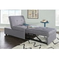 thumbnail image 5 of Simonson Space Saving Convertible Twin Bed, Lounge Chair, or Ottoman, Gray, 5 of 27
