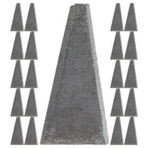 Toyvian 30Pcs Metal Triangular Wedges for Handle Reinforcement and Tree Felling