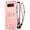 Peach Pink, variant on Ringke Slim (Cherry Blossom) Case Compatible with Samsung Galaxy Note 8, Solid Sakura Petal Fashionable Design Cover with Wrist Strap - Peach Pink