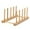 C, variant on JoyMoreHome Bamboo Dish Rack,pot lid/plate/cutting board organizer for kitchen cabinets,bottle drying holder