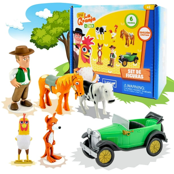 Set de figuritas de acción y aventura LUPPA La Granja de Zenon