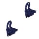 thumbnail image 2 of Minnieouse Bufanda de mujer con borla, bufandas gruesas puras de invierno, chal de Cachemira para mujer, abrigos para el hogar, viajes de Azul oscuro 200*70cm 2piezas, 2 of 6