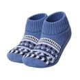 thumbnail image 2 of Adult Winter Slipper Socks Fleece Lined Thick Warm Floor Socks Non Slip Indoor House Socks Knit Ankle Cabin Socks Cozy Thermal Bed Socks For Women Men Soft Plush Gripper Bottom Cold Weather Footwear, 2 of 4