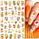 thumbnail image 2 of Pegatinas 3D de dibujos animados para uñas, calcomanías de esmalte de Gel para decoración de uñas, zorro, ardilla, hoja de arce, seta, calabaza, deslizadores de invierno, 2 of 4