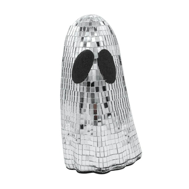 Decoración de fantasmas de discoteca para Halloween, bola de discoteca fantasma, accesorios decorativos llamativos para mesa Pequeño