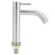 thumbnail image 1 of Grifo simple de acero inoxidable para agua fría, rosca externa G1/2 pulgadas, para debajo de la encimera, 1 of 5