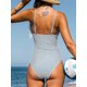 thumbnail image 2 of Traje de baño de una pieza para mujer JM Cuello en V profundo, 2 of 5