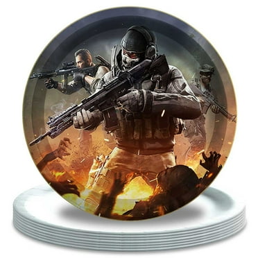 Call Of Duty Party Decorations Tableware Plates Supplies Birthday Disposable Dinnerware