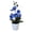 Blue, variant on Artificial Orchid Bonsai Tree, Realistic Three-Leaf Phalaenopsis Fake Plant in Pot for Home Office Decor, Low Maintenance Indoor Floral Arrangement Centerpiece