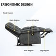 thumbnail image 5 of Bonzy Home Recliner Chairs for Living Room Manual Reclining Chair Single Sofa for Bedroom, Gray, 5 of 9