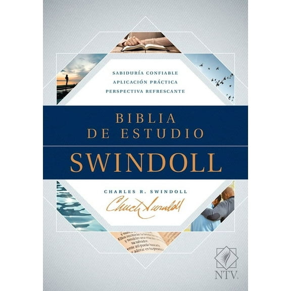 Biblia de Estudio Swindoll Ntv (Tapa Dura, Azul), (Hardcover)