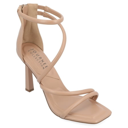 

Journee Collection Womens Marza Tru Comfort Foam Mid Heel Open Toe Pumps