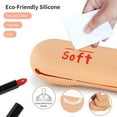 2 Pack Makeup Brush Case, high grade silicone material travel
