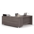 thumbnail image 3 of Bestar Pro-Linea L Shape Desk in Bark Grey, 3 of 4
