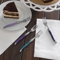 thumbnail image 4 of French Home Set of 4 Cake Forks - Plum Rose, 4 of 5