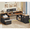 Black+Browm, variant on 59" Farmhouse L Shaped Computer Desk with 2 Drawers and Storage Cabinet, Wood Corner Office Desk for Home Office