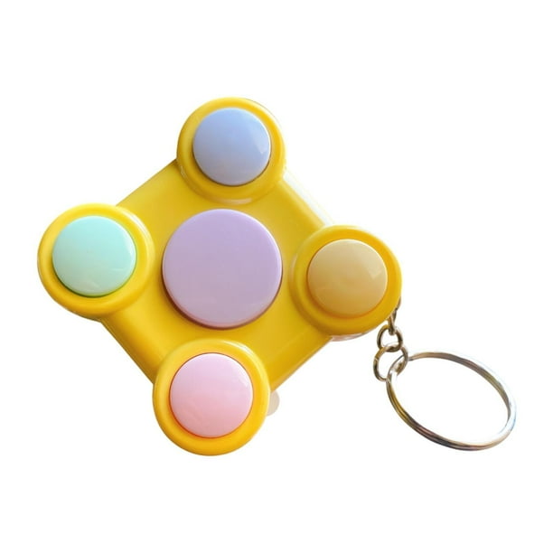 Juego de memoria electrónico para memorizar colores, juegos de mesa clásicos portátiles con luz Amarillo