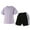 B0623-Purple, variant on NIEWTR Baby Boy Summer Outfits Henley Shirt Soft Pocket Short Sleeve Tops & Shorts Sets 3 6 12 18 Months 2T Clothes For 18-24 Months 2t 3t 4t 5t 6t Children's Day Gift 2PCS Set ,5-6 Years