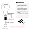 thumbnail image 4 of Skull GearHead Resin Shifter Knob Car Transmission Stick Handle For Manual Vehicles, 4 of 8