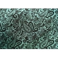 thumbnail image 5 of oneOone Cotton Silk Aqua Blue Fabric Paisley Quilting Supplies Print Sewing Fabric By The Yard 42 Inch Wide-N8, 5 of 6