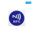 thumbnail image 3 of Uxcell 25mm/1" Dia NFC Stickers NTAG215 504 Bytes Blank Round NFC Tags Blue 5 Pack, 3 of 6