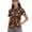 Autumn Harvest, variant on Whosucclay Soft Workout Shirts, Poinsettia Candy Cane Design Polyester Casual Sports Half Zip Tennis Short Sleeved Shirt for Golf Travel Bowling Size X-Small