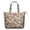 Black-100, variant on Large Capacity Zipper Tote Bag for Women, Baseball Print with Side Pockets & Travel-Ready Design