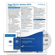 Learn Sage 50 2019 (U.S. Version) Deluxe Training Tutorial- Video Lessons, PDF Instruction Manual, Quick Reference Software Guide for Windows by TeachUcomp, Inc.