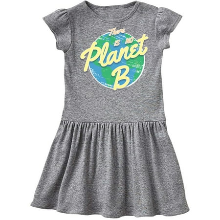 

Inktastic There is NO Planet B with Distressed Earth Gift Toddler Girl Dress