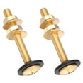 thumbnail image 2 of TABLZONE 2Pcs Toilet Hardware Set with Anti-Scratch Copper for Homeowners, 2 of 3