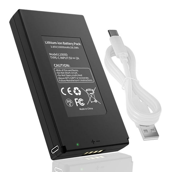 E6P Rechargeable Battery for GardePro Trail Camera E6P/ E6PCF/ E8P/ E8PWF/ X60P/ X60PMB, 10000mAh Trail Camera Battery Replacement