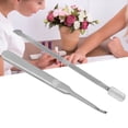 thumbnail image 4 of Kit de 2 cortacutículas de acero inoxidable para pedicura, removedor de piel muerta, tenedor y empujador., 4 of 12