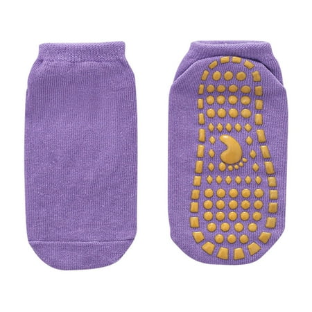 Odeerbi Non-Slip Slipper Socks for Baby Infant Boys Girls Cotton Prewalker Walking Shoes Yoga Crew Ankle Socks Kids Summer Comfort Mid Tube Socks Newborn Slip Socks