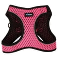 thumbnail image 4 of Blue Frog 2X Track N Guard Pet Health and Safety Harness with Pet Step Counter Mobile App (Fashionable Air Mesh, Reflective Piping & Fleece Trim Design) Pink, Large, 4 of 7