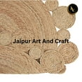 thumbnail image 4 of Jaipur Art And Craft Natural Area Rug Oval Shape Jute Handmade Braided Rustic Look Carpet Rug Size - (8x10 Sq Feet), (96x120 Inches), (240x300 CM), 4 of 6