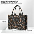 thumbnail image 3 of Large Capacity Tote Bag,Halloween Skeletons and Pumpkins Handbag Fashion Luxury Tote Bag,15.7"x13"x 5.1" Inches,Laptop Compatible, 3 of 6