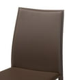 thumbnail image 3 of Baxton Studio Rockford Modern and Contemporary Taupe Bonded Leather Upholstered Dining Chair (Set of 2), 3 of 5